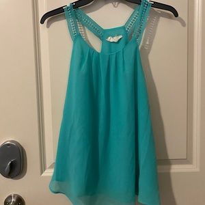 Teal tank top